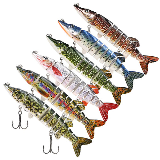 Pike 9 Segment Swimbait BSS002